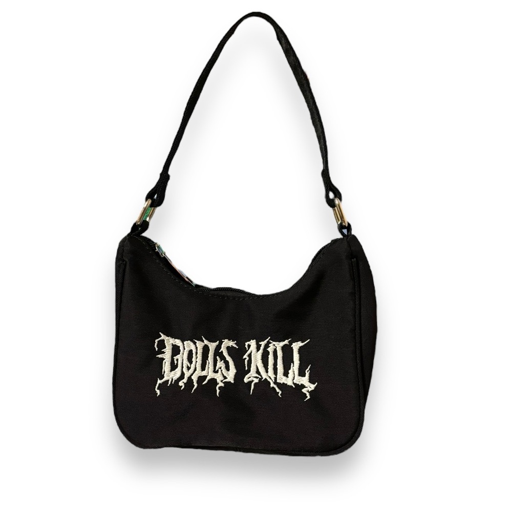 DOLLS KILL Embroidered Mini Shoulder Bag